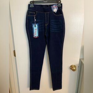 Yi Tong, Dark Wash Navy Jeans, Size S/M